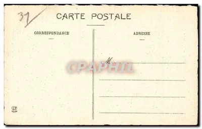 Het Oude Capitool — Poort in de Hof van het Donjon — gesloopt in 1885 — Collectie van de « Toulousains de Toulouse » — Fototype Labouche Frères, Toulouse — Achterkant