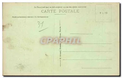 Toulouse - Le Canal du Midi glacé — G. Arnaud, Nantes, n°209 — Verso