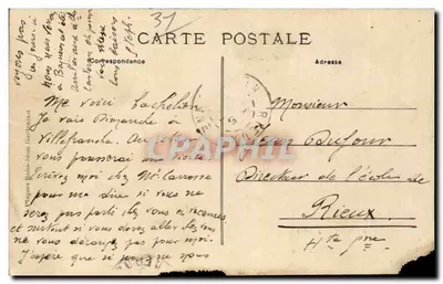 Toulouse - Esposizione di Toulouse 1908 - Villaggio Nero - Dopo il Tam Tam - Cartolina d'epoca — Verso