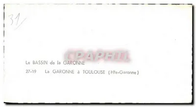 Il bacino della Garonna a Toulouse (Hte-Garonne) — 27-19 — editore — Verso