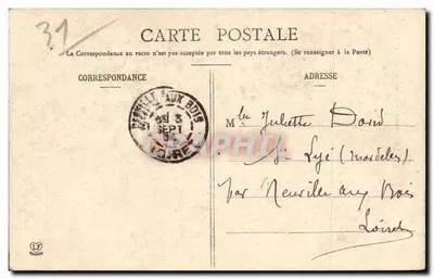 Toulouse - Catedral de São Etienne — editor anônimo, n° 19 — Verso