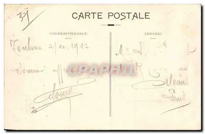 Toulouse — El Capitul — editor desconocido, número de serie no visible — Reverso