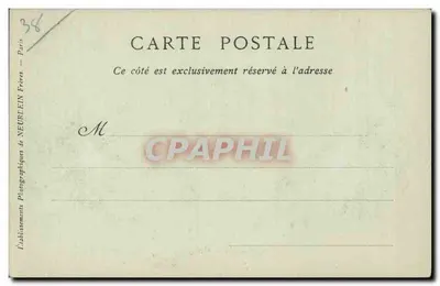Schloss Vizille — Seite des Parks — Émile MARMET, Papierfabrik, Straße Félix Poulat, 3 - Grenoble — Rückseite