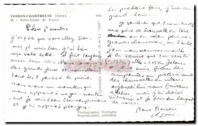 Notre-Dame de Vouise — Voiron-Chartreuse (Isère) — Fotografia CIM — Rewers