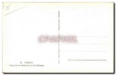 Castelo de La Brunerie — Voiron — editor Cap — Verso