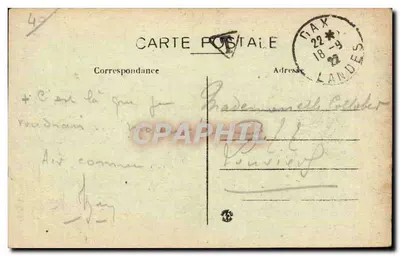 DAX — I Bagnanti e l'Adour — Edit. Paul Derro — Verso
