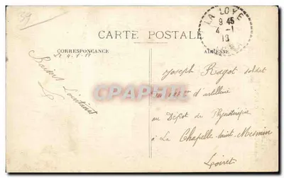 Dole (Jura) — Pomnik Grévy — C.L.B. — Rewers