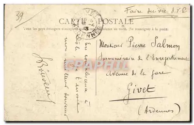 Dole — Pomnik Jules Grévy, dawnego prezydenta Republiki — wyd. Vye Karrer Dole — Rewers