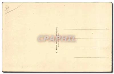 Dole (Jura) - Plac Saint-Mauris - Statua Pasteura — Rewers