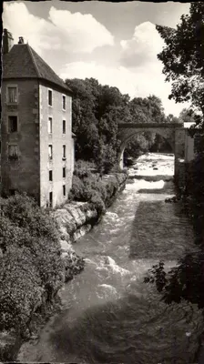 Champagnole — As margens do Ain — Editor: Foto E. Protard, Dôle