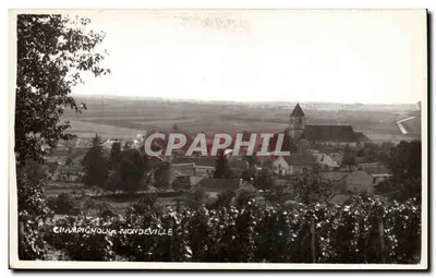 Champignol-Mondeville — vista panorâmica com igreja — n° de série 39