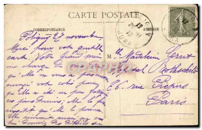 Poligny (Jura) — Ogólny widok — wydawca nieznany, n° 29 — Rewers