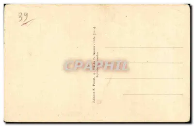 LONS-le-SAUNIER (Jura) — Statua generała Lecourbe — Wydawnictwo E. Protet, Dole — Rewers