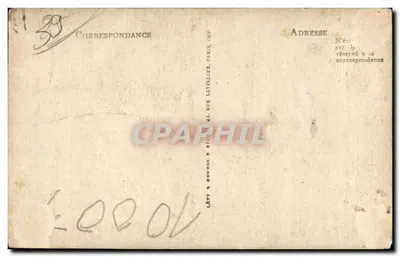 Stara pocztówka Saint Claude — Bulwar Republiki i Mont Talbot — Rewers