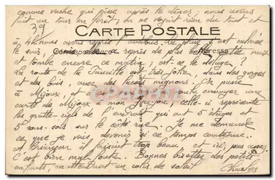 Uitzicht op het bassin van het Hotel de Ville, Saint-Claude — LL. n°42 — Achterkant