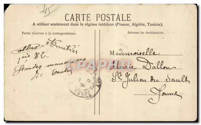 Kasteel de La Frogerie, Ligny-le-Ribault — LA FERTÉ-ST-AUBIN en zijn omgeving 20. — Cliché Louis Martin. — Achterkant