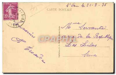 Sully-sur-Loire — Zamek feudalny (XIV wiek) — E. G. Maes — Rewers