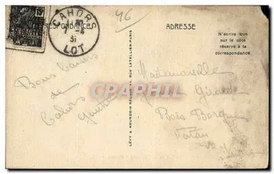 Cahors — Le Lot et le Faubourg Cahessui — éditeur LL — Verso
