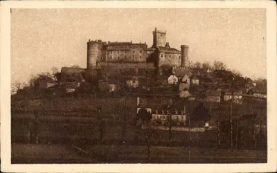 Castelo de Castelnau — Fachada Sul — Les Belles Cartes Illustrées "FLIM"