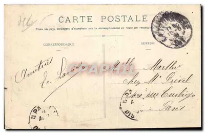 Autoire — O Castelo dos Ingleses — Lib. Baudel, St-Céré (Lot) — Verso