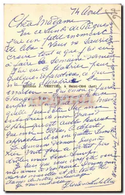 Saint-Céré e as Torres de Saint-Laurent — Le Lot illustré, n° 232bis — Verso