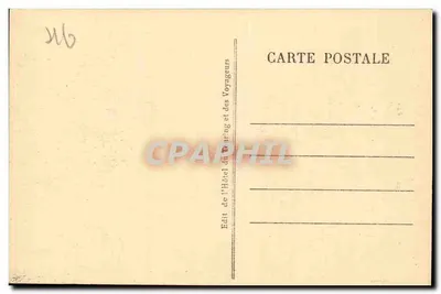 Castelo de Montal, perto de St Céré — editor: Hotel du Touring et des Voyageurs, n° 10 — Verso