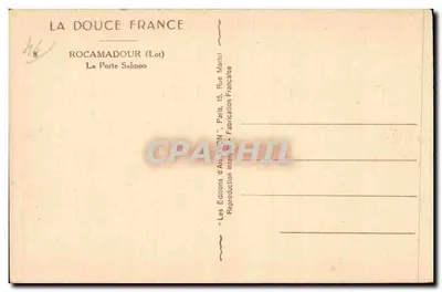 Rocamadour (Lot) — Portal Salmon — Wydawnictwo Sztuki Lyon — Rewers