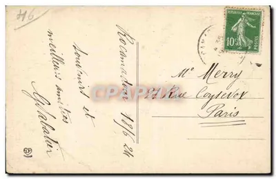 Rocamadour — Vista della strada di arrivo — Magasin du Pèlerinage, Toulouse, n°52 — Verso