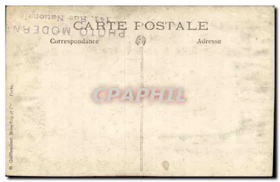 Retrato de um jovem — estúdio — B. Galliominot, Rue Nationale, Paris — Verso