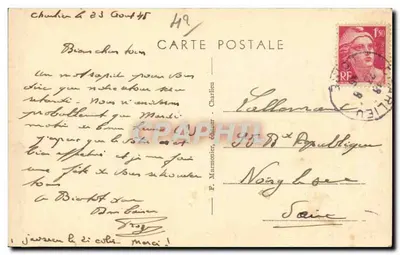 Charlieu (Loire) — Antigo Prieuré (século XVI) — Verso