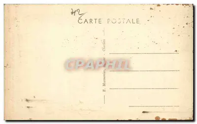 Charlieu - Velhas Casas - Rue Chevroterie - Bilhete postal antigo — Verso