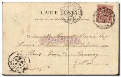 Rochetaillée — Ruïnes van het Kasteel — Uitgave Nouvelles Galeries, St-Dizier — Achterkant