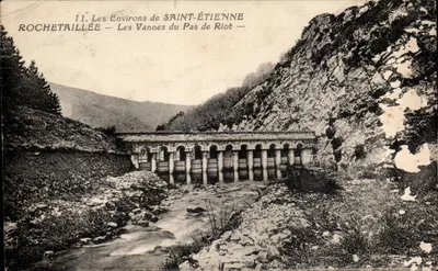 Rochetaillee - As Vannes do Pas de Riot - Bilhete postal antigo