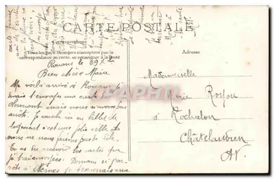 Baiser — z Roanne — wydawca E.D. — Rewers