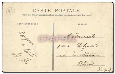 Saint-Étienne — A Manufatura Nacional de Armas — J. M. — Verso