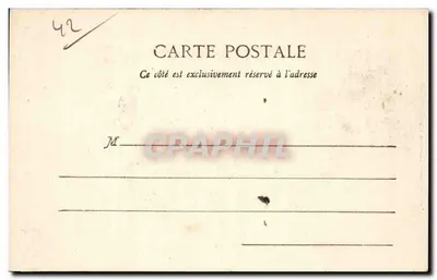 St-ÉTIENNE - Hotel de Ville — wydawca 'Société Anonyme de Photographie' (widoczna wersja druku w lewym dolnym rogu) — Rewers