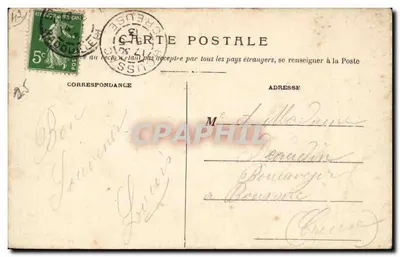 Saint-Étienne — Pałac Sądowy — Zbiór J. Zauger, Saint-Étienne — Rewers