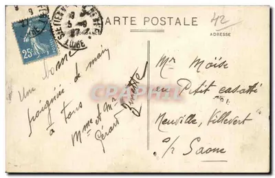 Een gedachte van Saint-Étienne — J. Zauca, Ed. « St-Étienne » — Achterkant