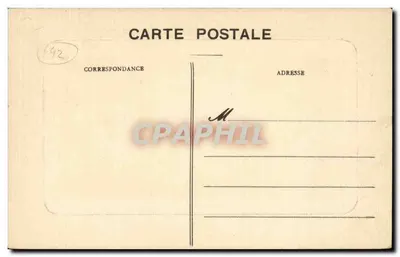 Plac Palais-des-Arts — Saint-Étiennne — wydawca nieznany — Rewers