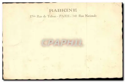 Rodzina — trzy osoby — Rabkine, Paryż — Rewers