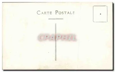 Giovane donna in abito lungo — posa davanti a un paesaggio — editore sconosciuto — Verso