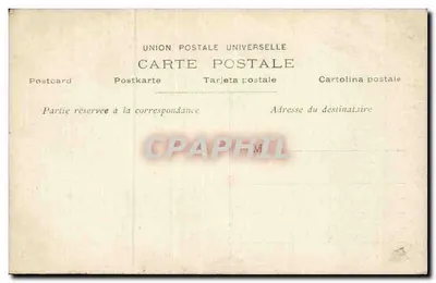 Giovane ragazza olandese che cucisce — Esposizione del Salone 1909 — Henri Villain — Editore: CAFEAUX — Verso
