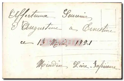 Mulher com cadeira esculpida — jardim — editor B. FOUCHET, Plano Rue Lave, Saint-Étienne — Verso