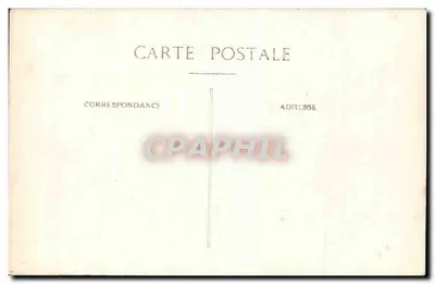 Portrait of a woman — bust — blank postcard — Back