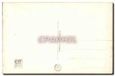 Duas meninas em um parque — ilustração — A.F. E. CABANE, Paris, n° 2180 — Verso
