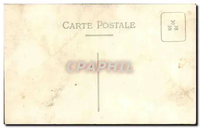 Mulher com avental — estúdio — Carte Postale — Verso