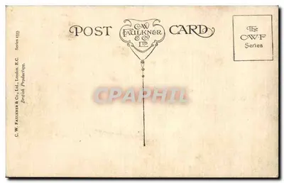 Pastoral Landscape with Shepherd and Sheep — Érigeat V. Albour — C.W. Faulkner & Co. Ltd. Series 1533 — Back