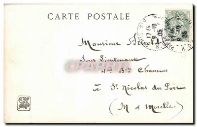 Joana d'Arc e suas Vozes — Salão de 1904 — por A.-M. Pêchinié, fot. A. Menuaul — Verso