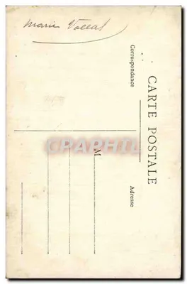 Mulher em traje da época — estúdio — Carte postale Bilhete postal antigo — Verso