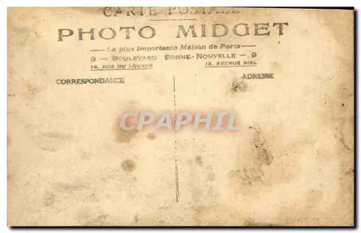 Ritratto di una donna — editore Photo Midget, Parigi — Verso